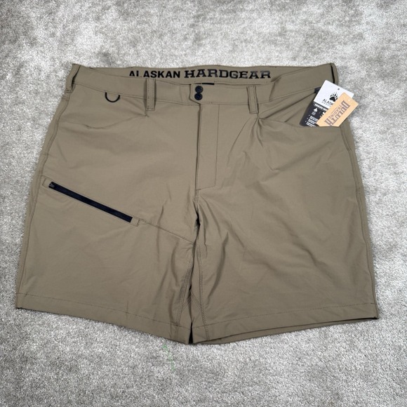 Duluth Trading Mens Alaskan‎ Hardgear AKHG Roadless Flex Shorts 44 9" Green NWT - Picture 1 of 12